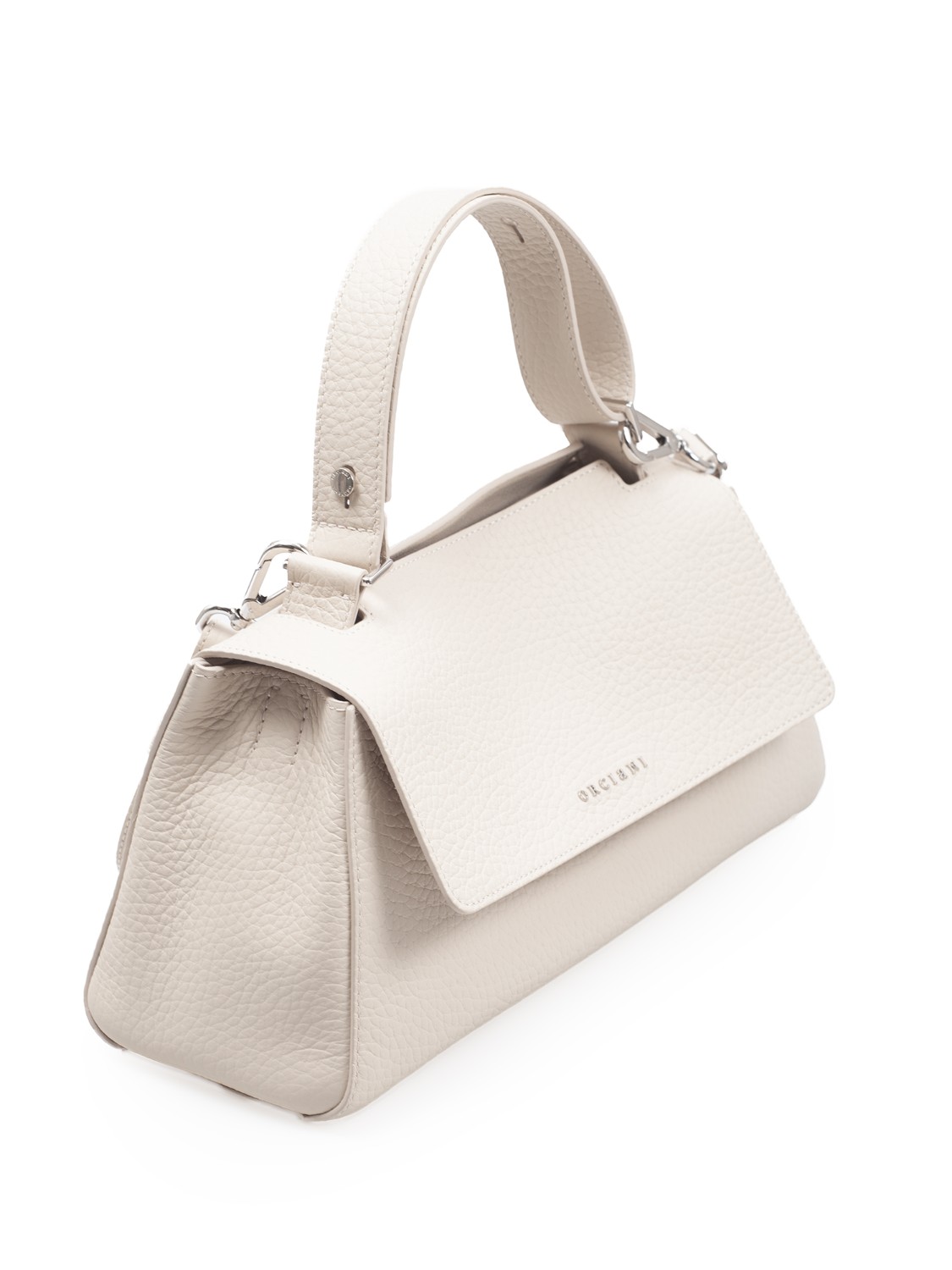 shop ORCIANI  Borsa: Orciani borsa Sveva Longuette Sense in pelle con tracolla.
Apertura a scomparsa sulla parte alta della patta, tracolla di servizio regolabile e rimovibile.
Chiusura a patta con bottone magnetico.
Tre tasche interne di cui una con zip.
Dimensioni: Larghezza: 34 cm / Altezza: 18 cm / Profondità: 14 cm.
Composizione: 100% pelle.
Made in Italy.. B02159 SOF-AVORIO number 8917892